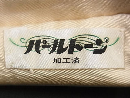 平和屋着物■六通柄袋帯 唐織 色紙重文 金糸 逸品 n-jx0442