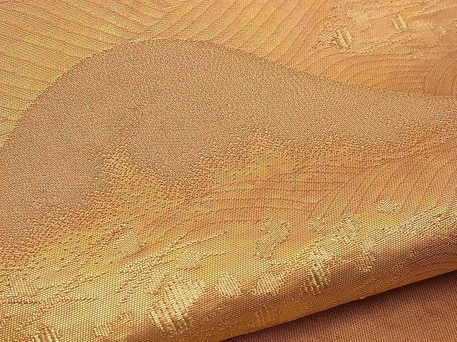 平和屋着物■六通太鼓柄袋帯 立波遠山箔散らし 金糸 引箔 逸品 n-jx0472