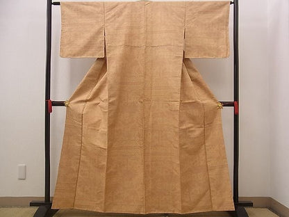 平和屋着物■上質なお召 風景文 逸品 n-jx0595
