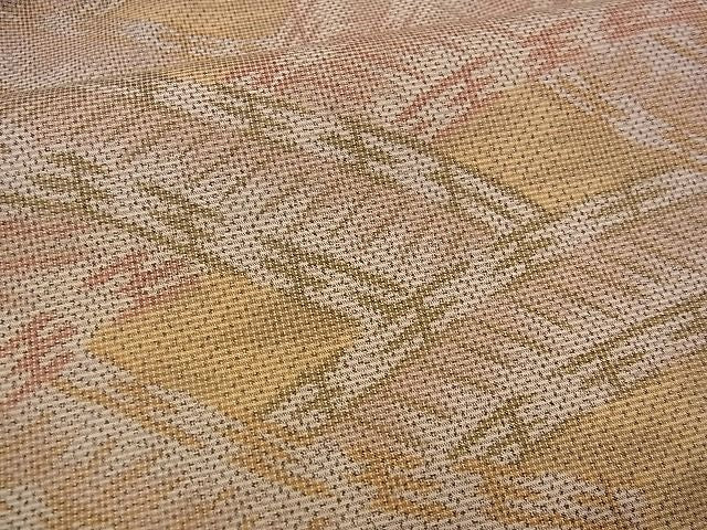 平和屋着物■上質な紬　渡橋文様　逸品　n-jx0845