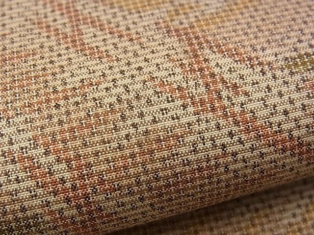 平和屋着物■上質な紬　渡橋文様　逸品　n-jx0845