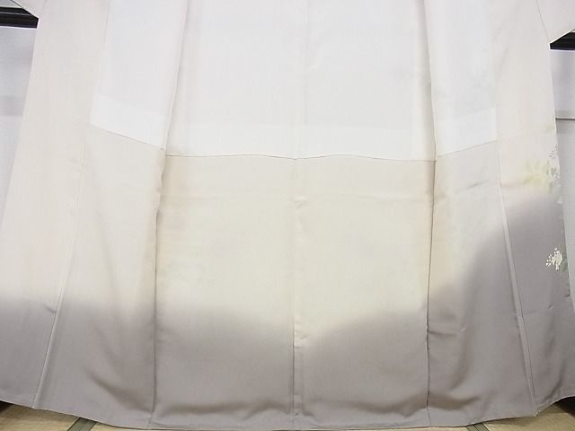 平和屋本店■極上　名門染元　秀美　十日町友禅　龍谷　訪問着　枝花文　暈し染め　正絹　逸品　未使用　KAAA0786kk4 - 平和屋