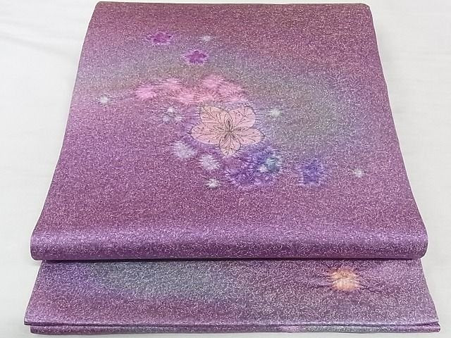 平和屋本店■極上　久保田一竹　幻の辻が花　太鼓柄袋帯　一竹幻蒼袋帯　金通し地　鑑定書付き　正絹　逸品　KAAA0818kk4 - 平和屋