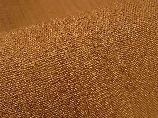 平和屋本店■極上　浦野理一　経節紬　九寸名古屋帯　唐茶色　正絹　逸品　未使用　KAAA0832kk4 - 平和屋