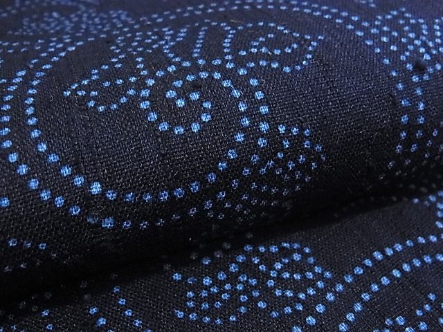 平和屋本店■極上　浦野理一　経節紬　九寸名古屋帯　花唐草文　正絹　逸品　未使用　KAAA10498kk4 - 平和屋