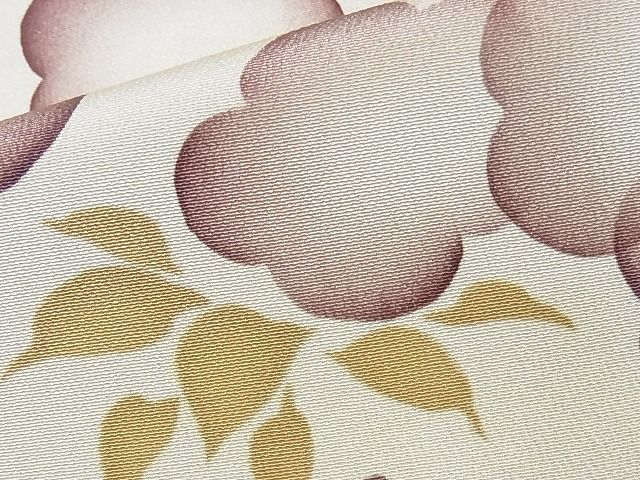 平和屋本店■極上　銀座　志ま亀　小紋　舞花文　たとう紙付き　正絹　逸品　KAAA1305kk4 - 平和屋