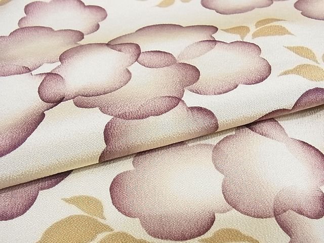 平和屋本店■極上　銀座　志ま亀　小紋　舞花文　たとう紙付き　正絹　逸品　KAAA1305kk4 - 平和屋
