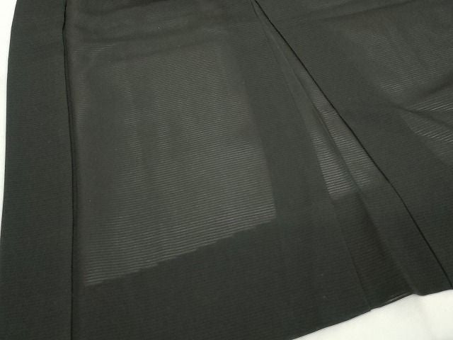 平和屋本店■希少　夏物　男性　絽　羽織　黒地　逸品　KAAA1576kk4 - 平和屋