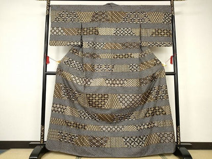平和屋本店■極上　総刺繍　訪問着　割付き吉祥文　正絹　逸品　KAAA1658kk4 - 平和屋
