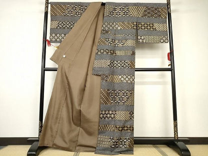 平和屋本店■極上　総刺繍　訪問着　割付き吉祥文　正絹　逸品　KAAA1658kk4 - 平和屋