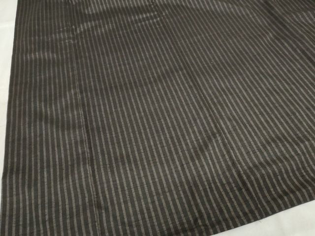 平和屋本店■極上　工芸呉服　芥川　紬　縞　たとう紙付き　正絹　逸品　KAAA1744kk5 - 平和屋
