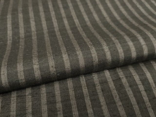 平和屋本店■極上　工芸呉服　芥川　紬　縞　たとう紙付き　正絹　逸品　KAAA1744kk5 - 平和屋