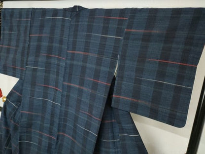 平和屋本店■極上　郡上紬　草木染　霞文　正絹　逸品　KAAA1761kk5 - 平和屋