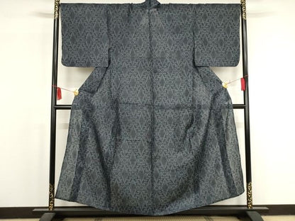 平和屋本店■極上　夏物　重要無形文化財　本場宮古上布　苧麻　花菱文　逸品　KAAA1762kk5 - 平和屋