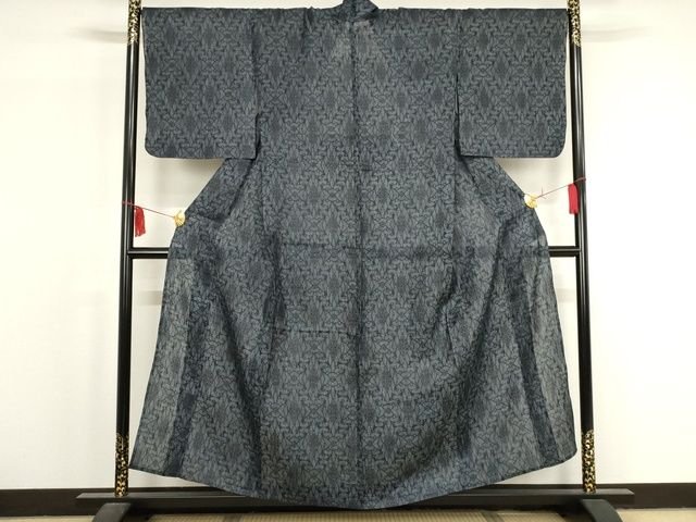 平和屋本店■極上　夏物　重要無形文化財　本場宮古上布　苧麻　花菱文　逸品　KAAA1762kk5 - 平和屋
