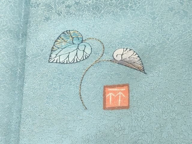 平和屋本店■極上　久保田一竹　幻の辻が花　訪問着　霞文　暈し染め　金通し地　正絹　逸品　KAAA1774kk5 - 平和屋