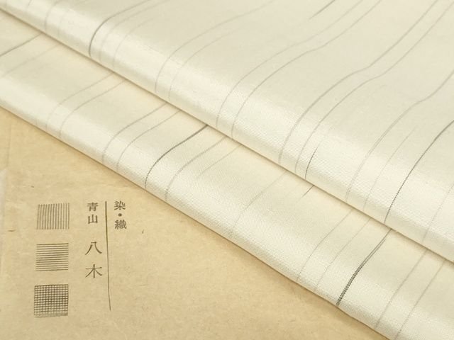 平和屋本店■極上　紬　単衣　雨絣　たとう紙付き　青山八木扱い　逸品　KAAA1798kk5 - 平和屋