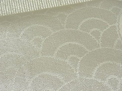 平和屋着物■六通柄袋帯 雲重ね文様 銀糸 逸品 kb1148