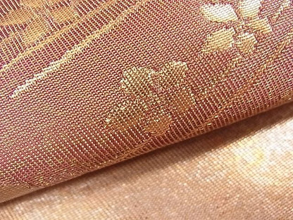 平和屋着物■六通柄袋帯 霞はなもん 金銀彩 逸品 kb1799
