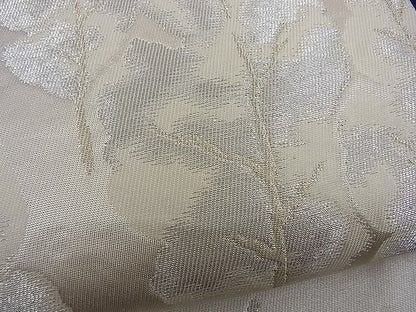 平和屋着物■六通柄袋帯 樹林文 銀糸 逸品 n-kg1454
