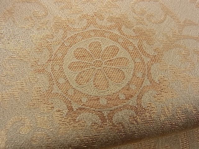 平和屋着物■六通柄袋帯 京蒔絵 花唐草文 金糸 逸品 n-kg1464