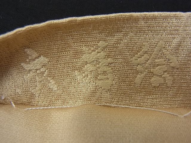平和屋着物■六通柄袋帯 京蒔絵 花唐草文 金糸 逸品 n-kg1464