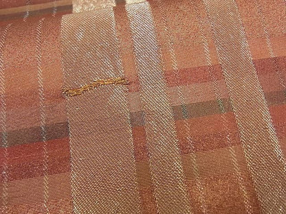 平和屋着物■六通柄袋帯 駒刺繍 吉祥竹間道 金糸 逸品 n-kg1523