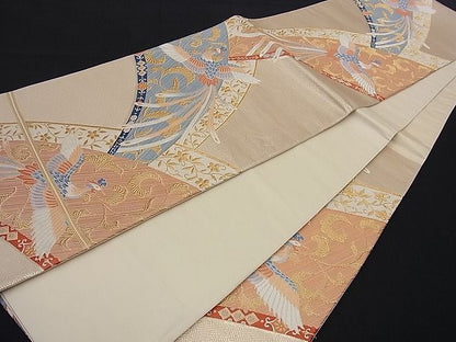 平和屋着物■六通柄袋帯 鳳凰唐草文 九百錦 逸品 n-kg1548