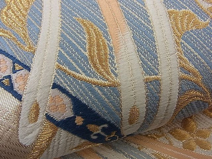 平和屋着物■六通柄袋帯 鳳凰唐草文 九百錦 逸品 n-kg1548