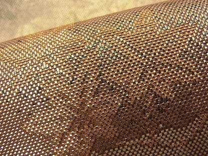 平和屋着物■佐賀錦 六通柄袋帯 ヱ霞吹き寄せ箔散らし 金糸 逸品 n-kg2479