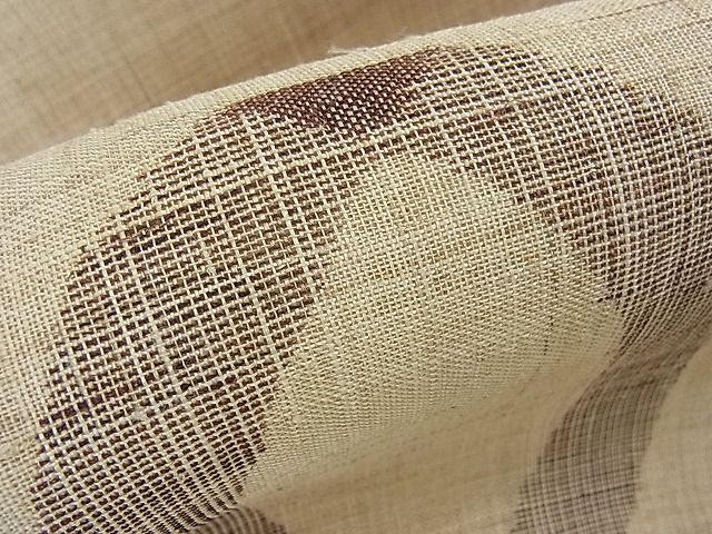 平和屋本店＊最高級 夏物 重要無形文化財 越後上布 八寸名古屋帯 鈴木苧紡庵謹製 小田急百貨店扱い 証紙・たとう紙付き 逸品 3kh1033