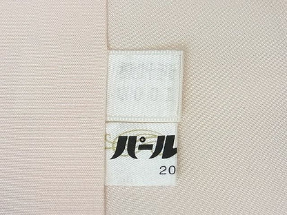 平和屋本店●超希少　人間国宝　森口華弘の息子　森口邦彦　訪問着　薄梅鼠色地　パールトーン加工　逸品　3kh1308