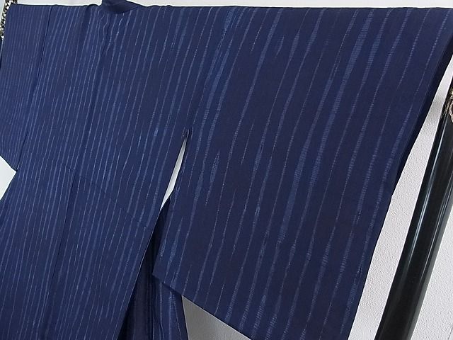 平和屋本店■極上 藍造り国選定無形文化財 佐藤阿波藍製造所 十九代目藍師・佐藤昭人 花織 紬 藍香房 逸品 3kh799