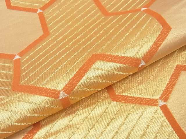 平和屋着物■六通柄袋帯 毘沙門亀甲 金銀糸 三越扱い 逸品 ma2189