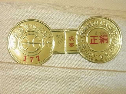 平和屋着物■西陣 六通柄袋帯 山文 金銀糸 証紙付き 逸品 ma2383