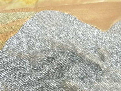 平和屋着物■西陣 六通柄袋帯 山文 金銀糸 証紙付き 逸品 ma2383