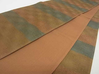 平和屋着物■六通柄袋帯 横段文 逸品 ma2385