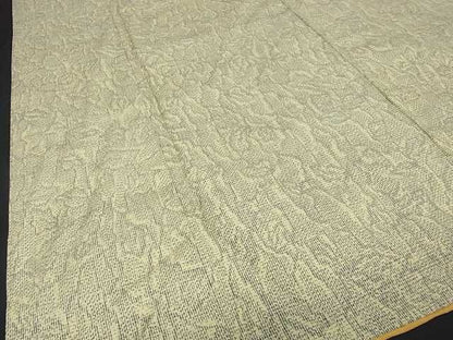 平和屋着物■上質な紬 枝花文 逸品 ma2414