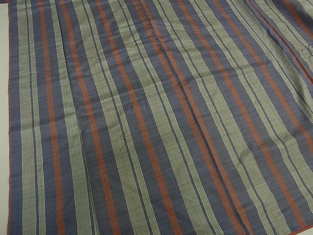 平和屋着物■上質な紬　間道　逸品　mz0427