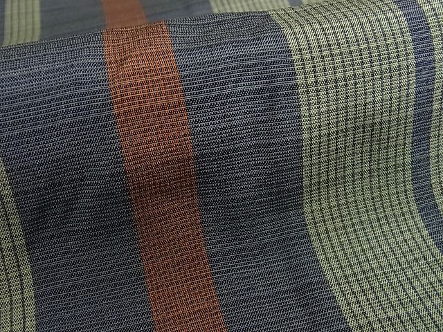 平和屋着物■上質な紬　間道　逸品　mz0427