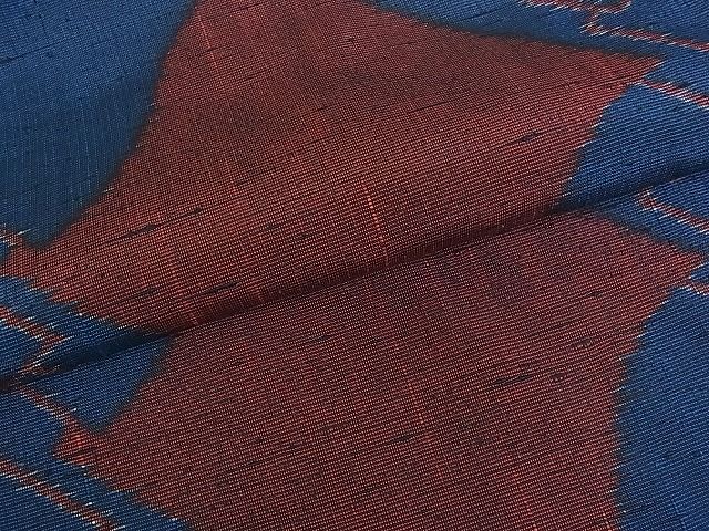 平和屋着物■上質な紬 瓦文 逸品 mz0756