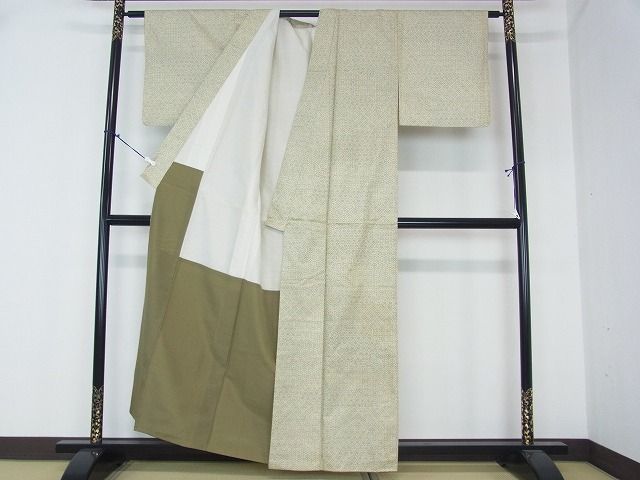 平和屋着物■上質な紬　吉祥文　逸品　mz1294