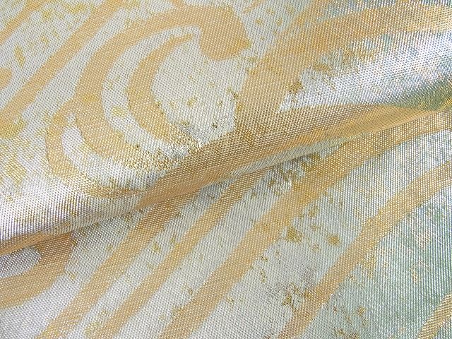 平和屋着物■六通柄袋帯 立波文 金糸 引箔 逸品 mz1313