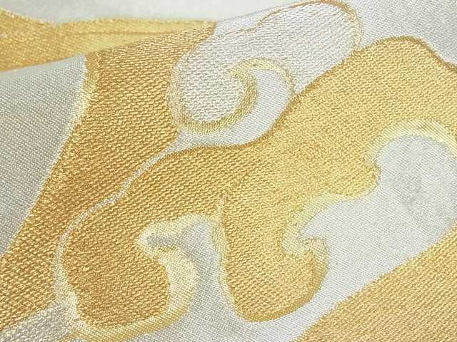 平和屋着物■六通柄袋帯 立波文 金銀糸 逸品 mz1424
