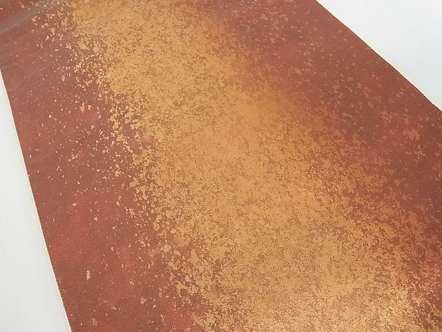 平和屋着物■六通柄袋帯 手織錦 蒔絵 引箔 逸品 mz1480