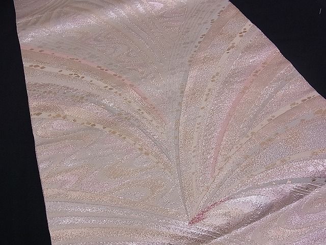 平和屋着物■六通柄袋帯 唐織 流水吉祥文 金銀糸 逸品 n-mz1844