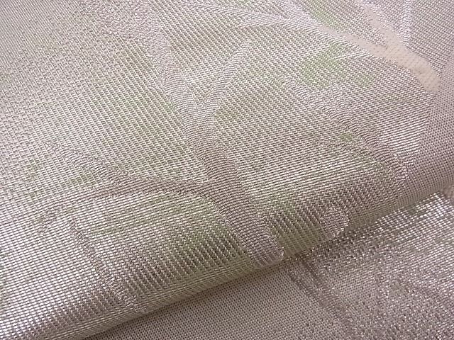 平和屋着物■六通柄袋帯 唐織 樹林文 銀糸 逸品 n-mz2787