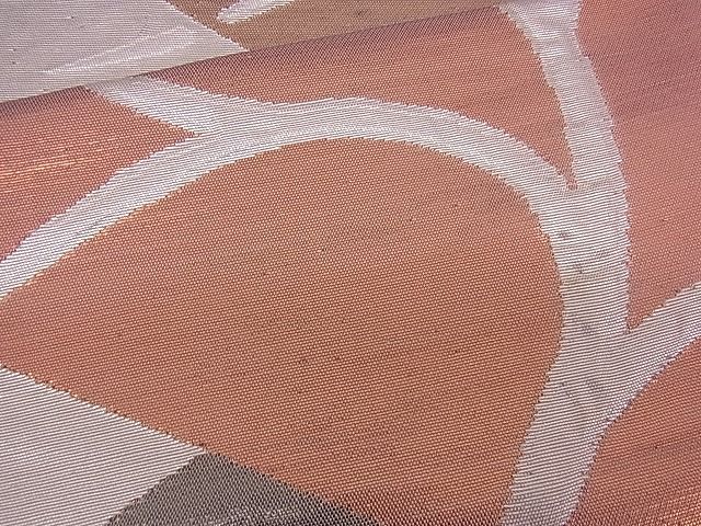 平和屋着物■六通柄袋帯 ふくれ織 切嵌吉祥文 金銀糸 逸品 n-mz2818