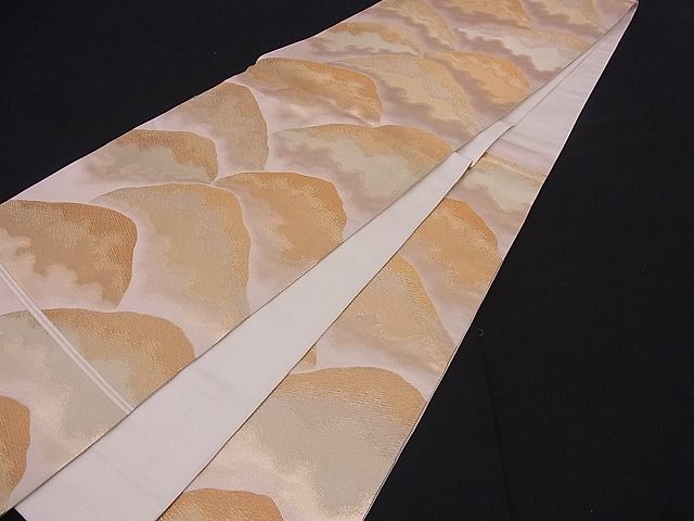 平和屋着物■六通柄袋帯 遠山文 金銀糸 逸品 n-mz2859