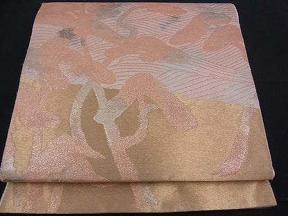 平和屋着物■六通柄袋帯 浜松文 金銀糸 逸品 n-mz3089